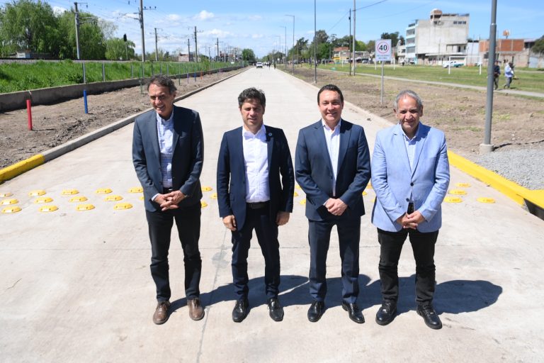 Kicillof inauguró obras de infraestructura en Florencio Varela