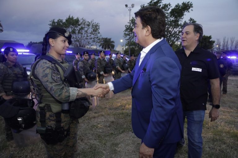 Espinoza y Alonso pusieron en marcha una nueva base de fuerzas especiales de prevención