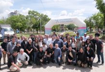 Granados y Larroque entregaron subsidios y equipamiento deportivo en Ezeiza