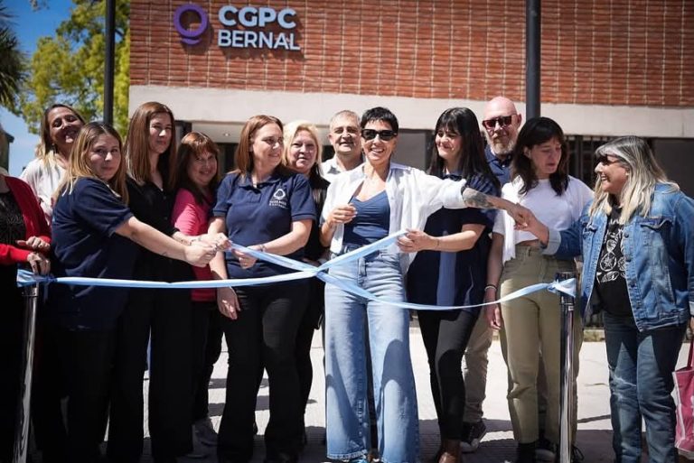 Se inauguró el nuevo CGPC de Bernal con financiación 100% municipal