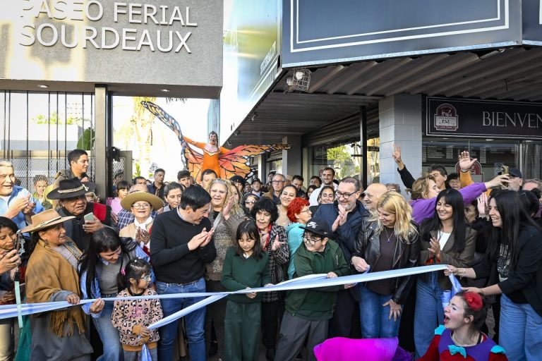 Se inauguró el Paseo Ferial de Ing. Adolfo Sourdeaux