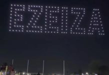 Con un show de drones, Ezeiza celebró sus 30 años de existencia