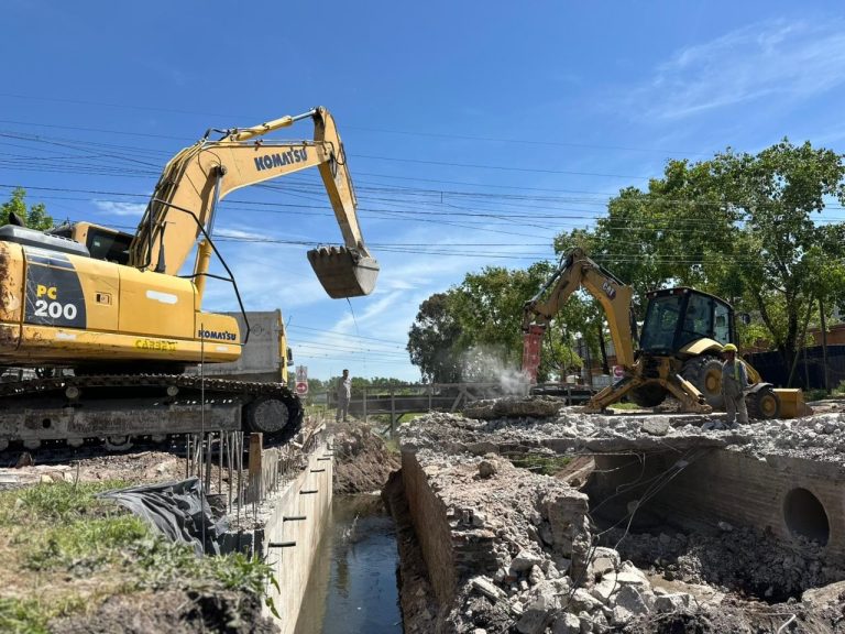 Se reactivó la obra hidráulica de Burzaco Sur que beneficiará a más de 100.000 vecinos