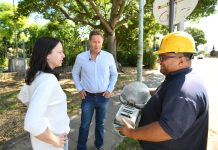 Vicente López instala más de 450 nuevas luminarias LED en los accesos y colectoras de Panamericana y General Paz