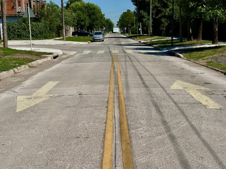 Finalizó una obra clave de pavimentación en Glew