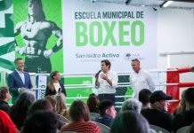 Con un homenaje a la Locomotora Oliveras, se reinauguró la Escuela de Boxeo de San Isidro