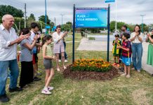 Se inauguró la Plaza Villa Herrero en Moreno Sur