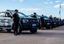 Mariel Fernández presentó móviles para la Guardia Urbana municipal