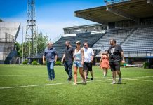El Municipio entrega un subsidio al club Quilmes para las luces del Estadio Centenario