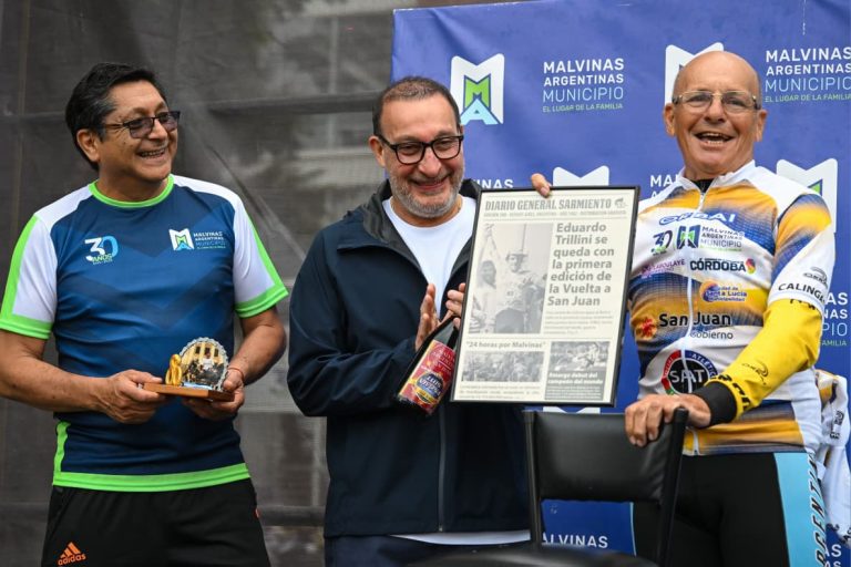 Vivona encabezó un homenaje a Eduardo Trillini y la partida de la travesía “Un Viaje Soñado”