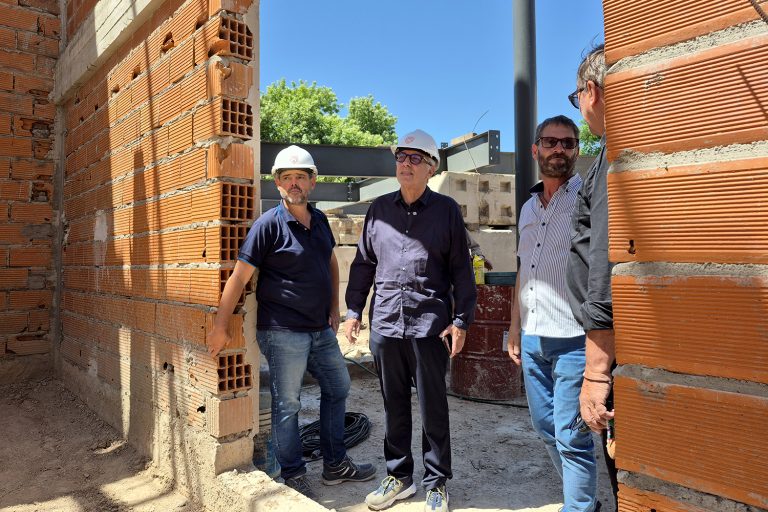 Avanza la construcción del futuro Teatro Municipal de El Talar