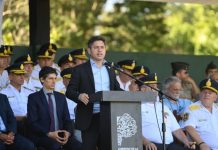 Kicillof encabezó el acto de egreso de 2.265 oficiales de la Policía provincial