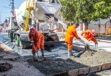 Lanús completó 360 cuadras con trabajos de hormigón y carpeta asfáltica