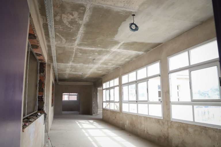 Continúan las obras de ampliación de la Escuela de Educación Secundaria Técnica Nº1