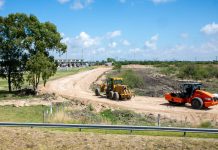 Avanza la obra de la nueva bajada de la Autopista Buenos Aires-La Plata en Berazategui
