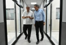 Katopodis y Ferraresi recorrieron un nuevo Centro de Salud en Avellaneda