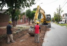 Continúa el plan de repavimentación en hormigón en los barrios de Lomas
