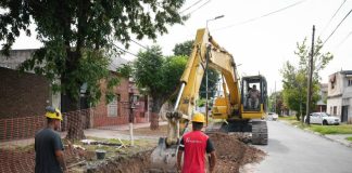Continúa el plan de repavimentación en hormigón en los barrios de Lomas