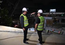 En un megaoperativo nocturno colocaron vigas de 45 toneladas para ampliar el Puente Labruna