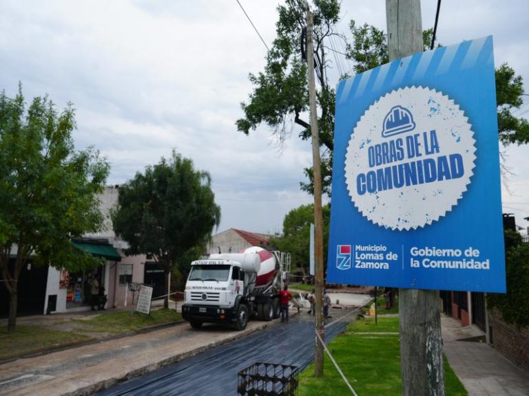 Lomas de Zamora avanza con las obras de repavimentación