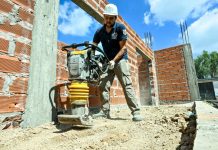 Nardini visitó la obra del nuevo edificio de la Escuela Secundaria Nº2