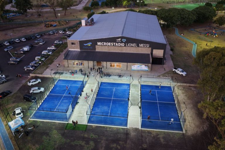 Lanús cuenta con tres nuevas canchas de pádel