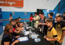 Más de 650 chicos de clubes de barrio realizaron aptos físicos en el Polideportivo Gatica