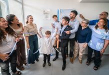 Kicillof y Fernández inauguraron el nuevo edificio del Jardín N°932