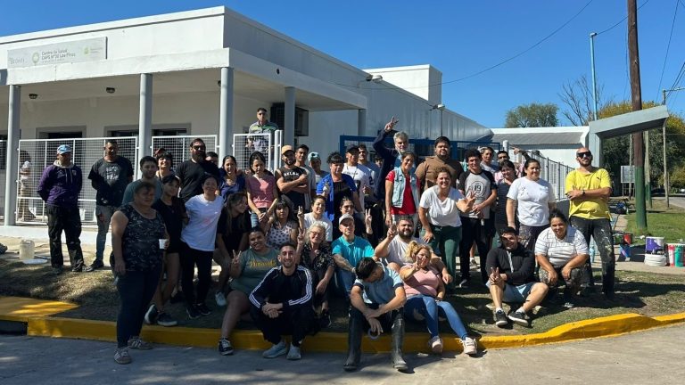 Cascallares encabezó una jornada comunitaria en Ministro Rivadavia