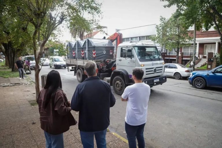 Avanza la ampliación de la zona de contenerización en Quilmes centro