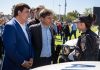 Espinoza y Kicillof incorporaron nuevos patrulleros, motos y efectivos policiales
