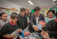 Un millón de Manuales y Kits Escolares: Espinoza y Kicillof protegen la educación pública frente al ajuste