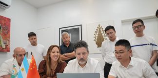 Merlo selló un convenio de cooperación con una empresa china