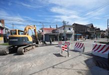 Comienzan las obras de reconstrucción de desagües y repavimentación en Albertina
