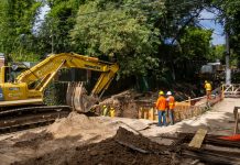 Avanzan los trabajos del Aliviador Alto Perú para evitar inundaciones en San Isidro