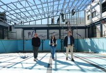 Vicente López avanza con la modernización del natatorio en el CEMINA de Florida Oeste