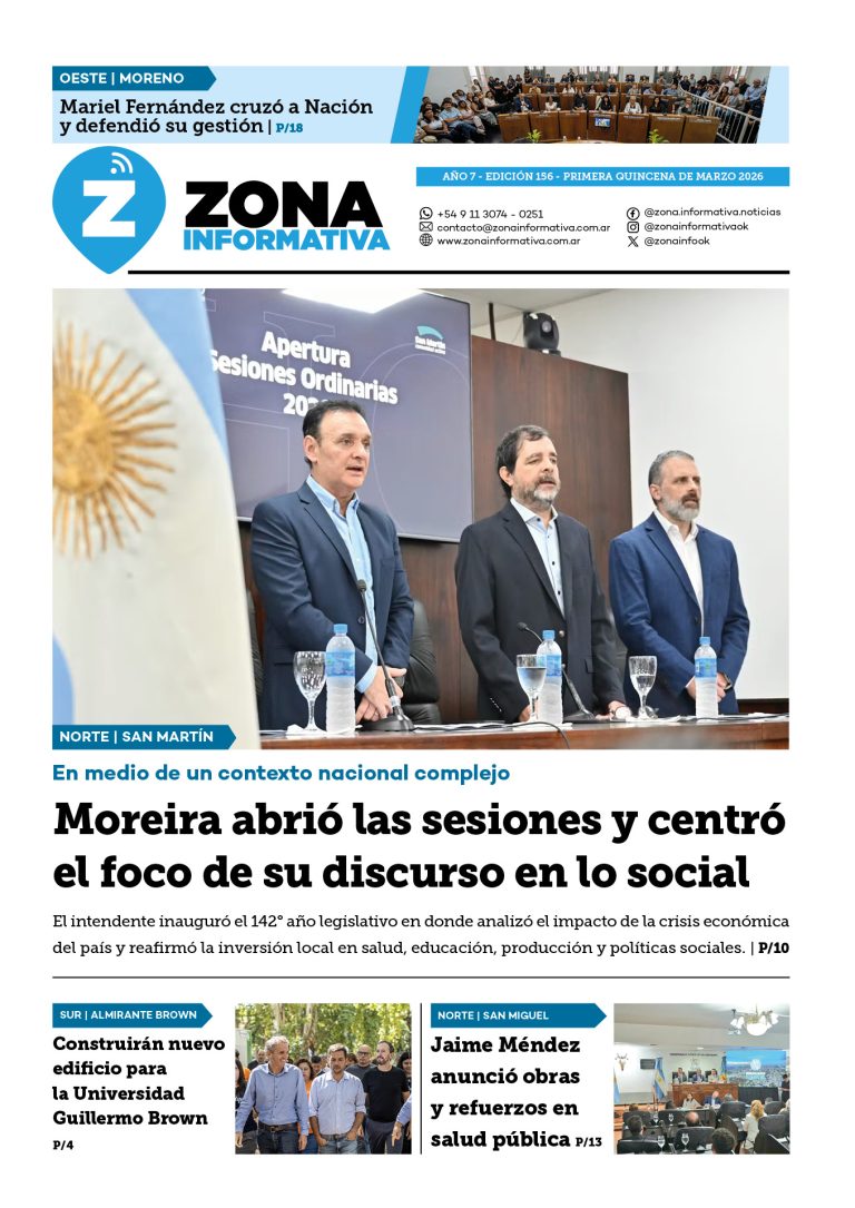 Zona Informativa 1° Quincena de Marzo