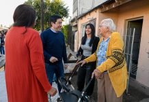 Nardini inauguró cuatro calles en el barrio Estudiantes de Grand Bourg