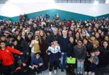 Ferraresi, Sierra y Larroque inauguraron obras en la sede Maciel del programa Envión