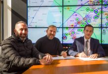 Gastón Granados firmó un convenio en materia de seguridad con Julián Álvarez