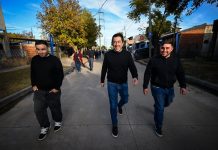 Nardini inauguró nuevas cuadras de pavimento en el Barrio Iparraguirre