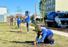 El Municipio transformó un terreno baldío en una plaza en Don Orione
