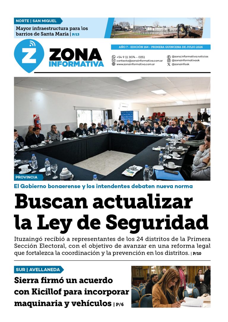 Zona Informativa 1° Quincena de Julio