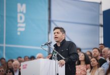 “Cuenten conmigo”, lanzó Kicillof de cara a las elecciones de 2027