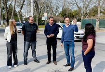 Katopodis y Mantegazza recorrieron obras de infraestructura urbana en San Vicente