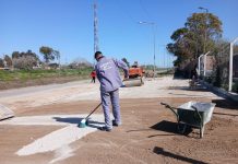 Blanca Cantero impulsa obras para poner en valor los espacios públicos de Presidente Perón