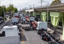 Más de 200 camioneros se manifestaron contra las fotomultas en Avellaneda