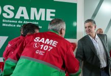 La Ciudad abrió una nueva base del SAME en Palermo