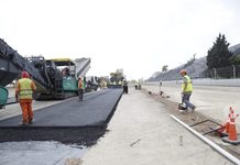 Empezaron a asfaltar la pista del Autódromo y quedará lista para que corra la Fórmula 1