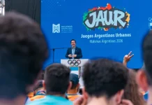 Nardini inauguró la primera edición de los Juegos Argentinos Urbanos